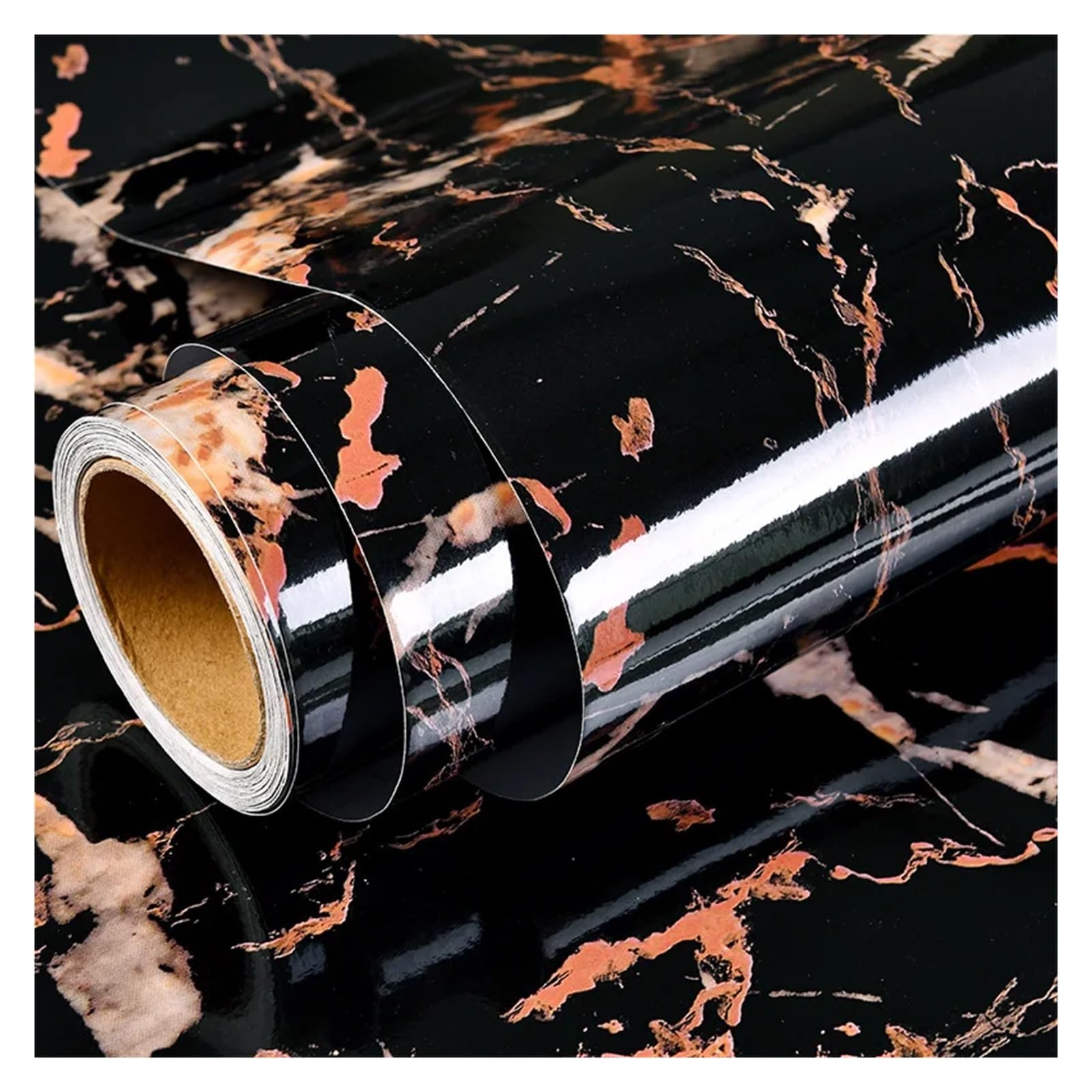 Aywtiun Color 3 Oil Proof Waterproof Contact Paper 60Cm Kitchen Oil Sticker Self-Adhesive Marble Pattern Waterproof Cabinet Stove Countertop Wallpaper For Kitchen Worktop Fridge Splashback(,Silver)