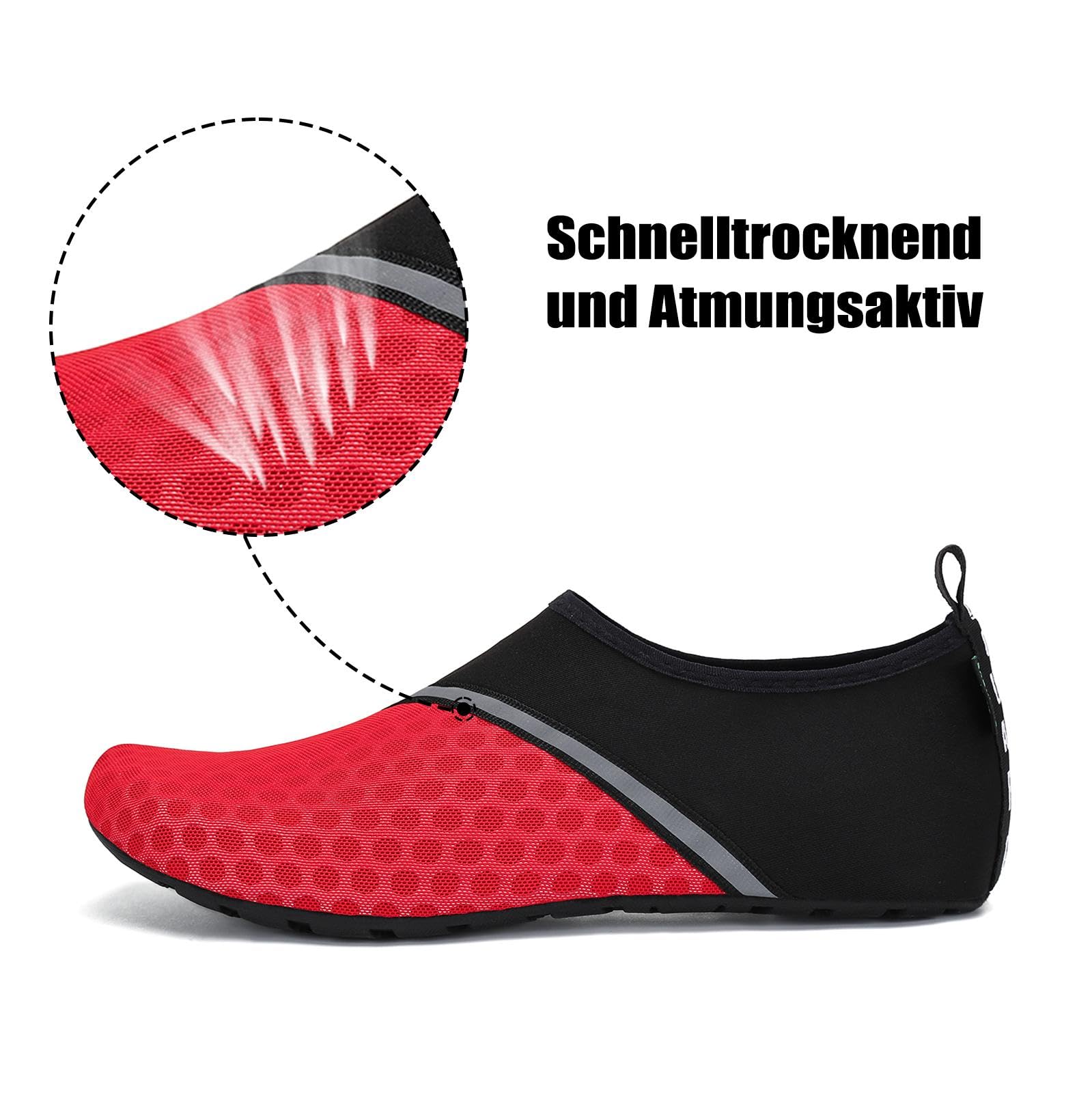 SAGUARO Scarpe da Scoglio Uomo Donna Scarpette Scoglio Leggere Scarpe Mare Asciugatura Rapida Scarpette Mare Scarpe Spiaggia Antiscivolo Scarpe per Acqua Immersione Surf, Gr.36-47 EU