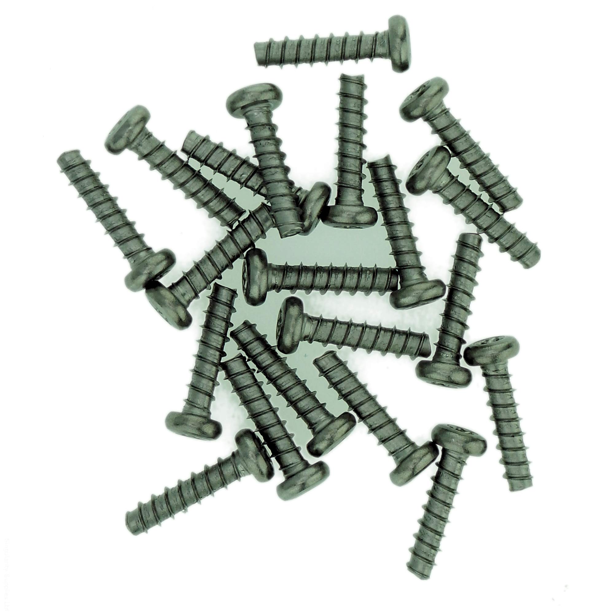 Singularity Supplies D3.5 (3.5Mm X 6Mm) Tx Pan Screws For Plastic (Trilobular) - Stainless Steel (A2) (Pack Of 20)
