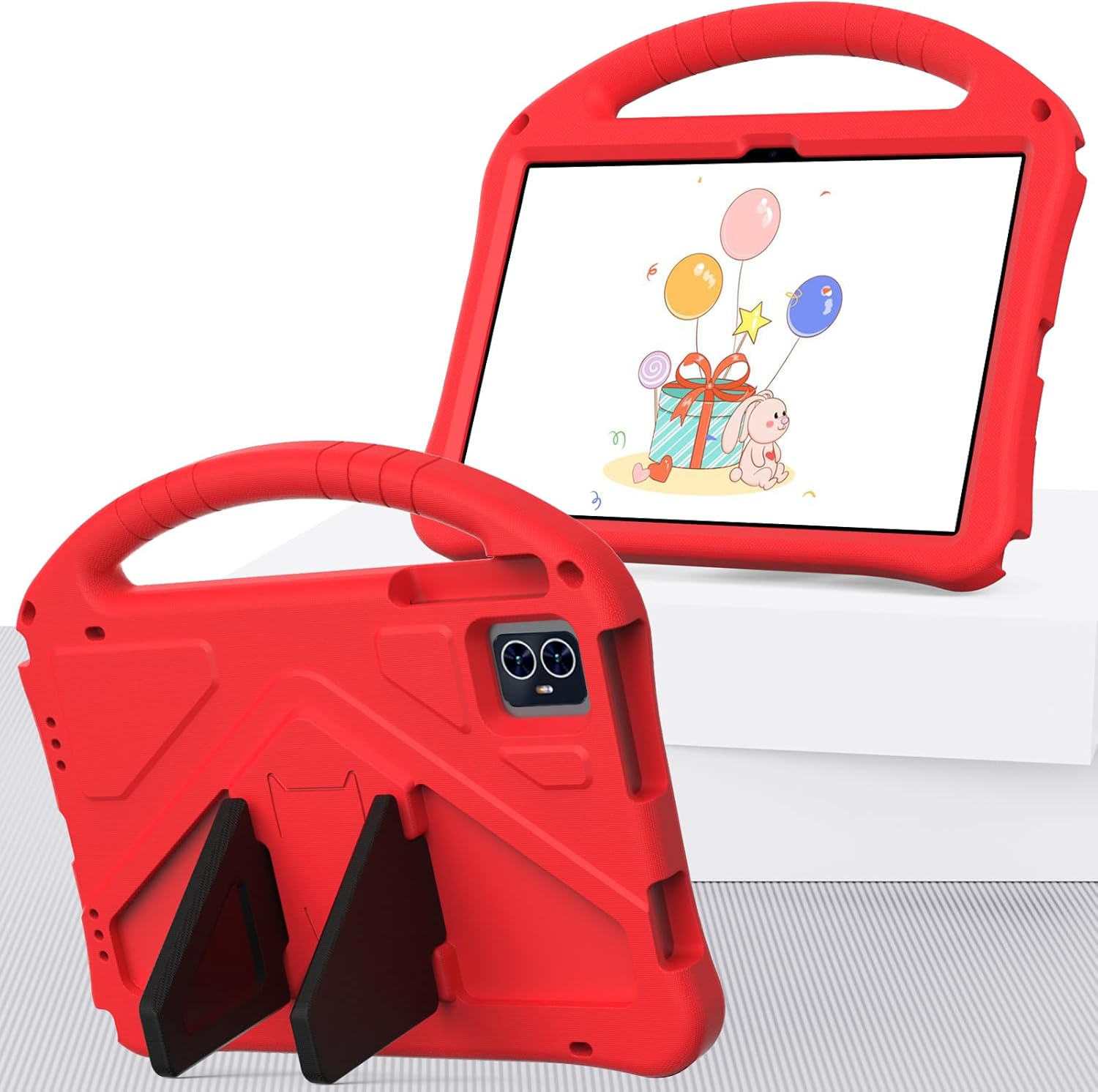 for TCL NXTPAPER 11 9166G 9466X 2023 Tablet Case for Kids - Durable Lightweight EVA Shockproof Protective Handle Stand Cover for TCL Tab 11 9466 (2023)(Green)