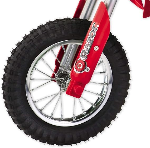 Razor MX350 Kid & Teen Dirt Rocket Ride On High-Torque Electric Motocross Motorcycle Dirt Bike, Speeds up to 14 MPH, Red (2 Pack)