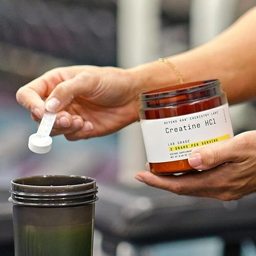 Miniatura 6 de Beyond Raw Chemistry Labs - Polvo de creatina HCl  Mejora el rendimiento muscular  120 porciones