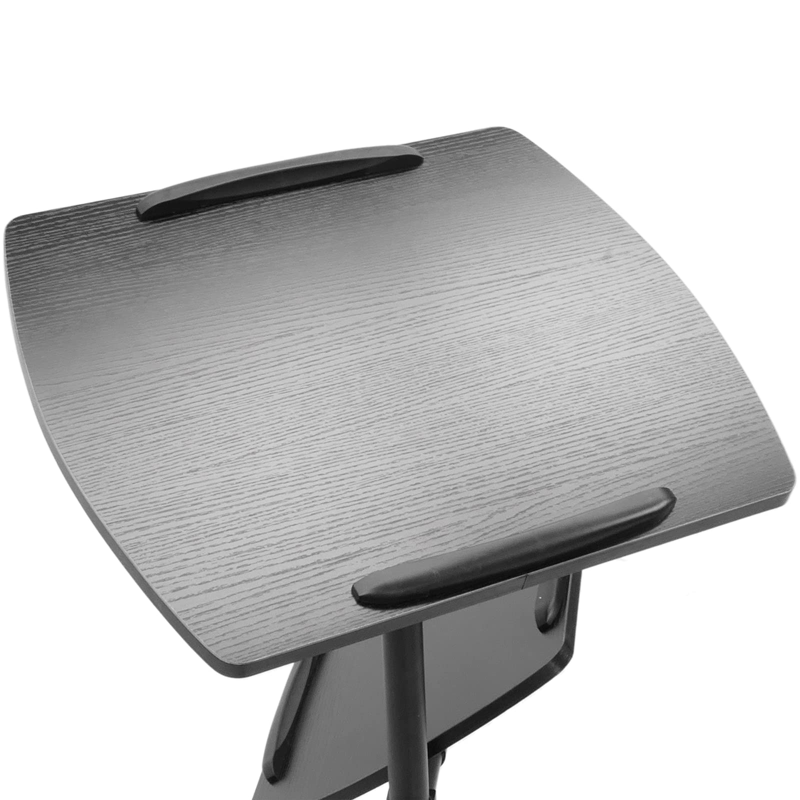 BeMatik - Carrito para proyector y ordenador portátil. Soporte negro para notebook con ruedas
