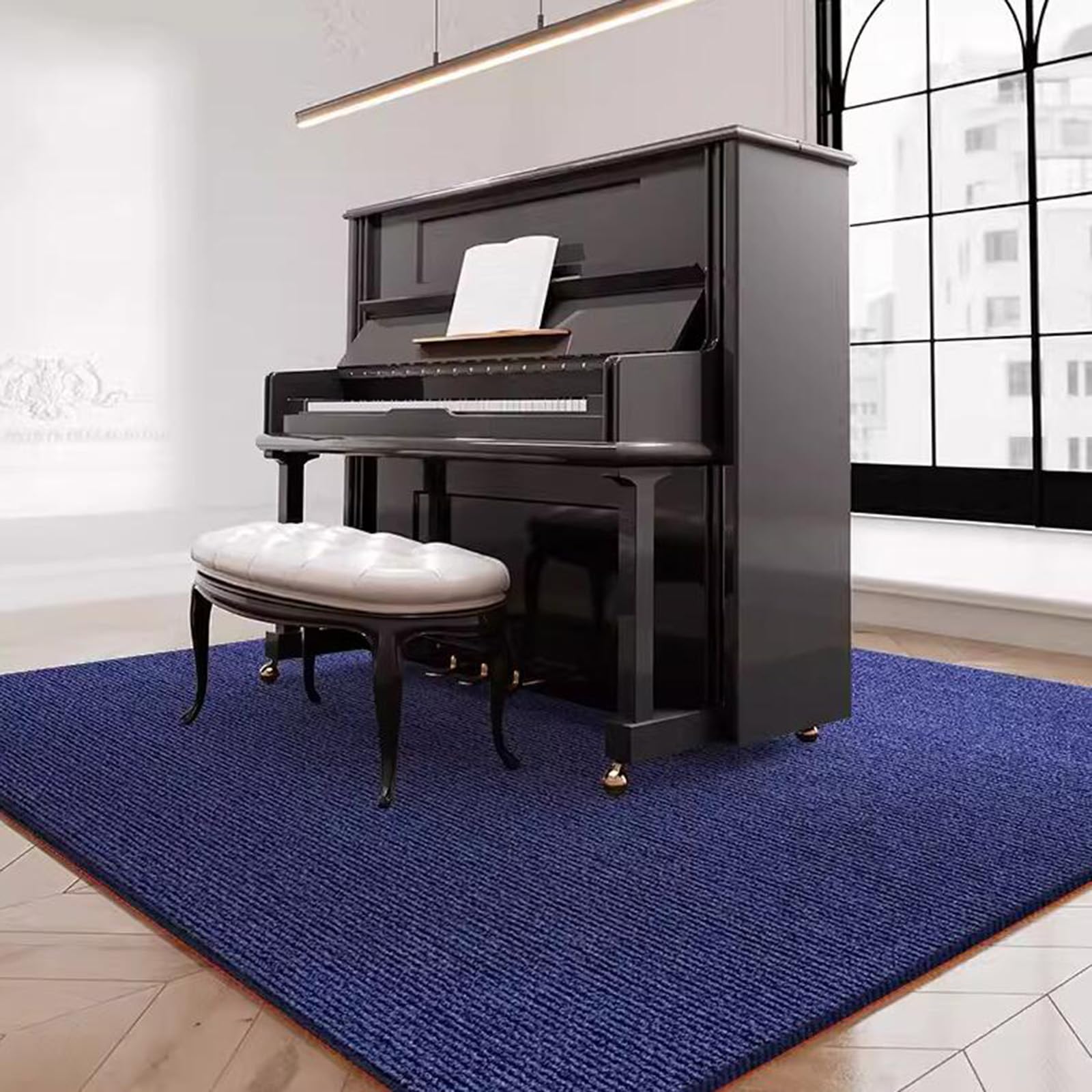 Tapis Insonorisant Pour Piano Droit - 70x160cm + 110x110cm, Antidérapant Et Absorbant