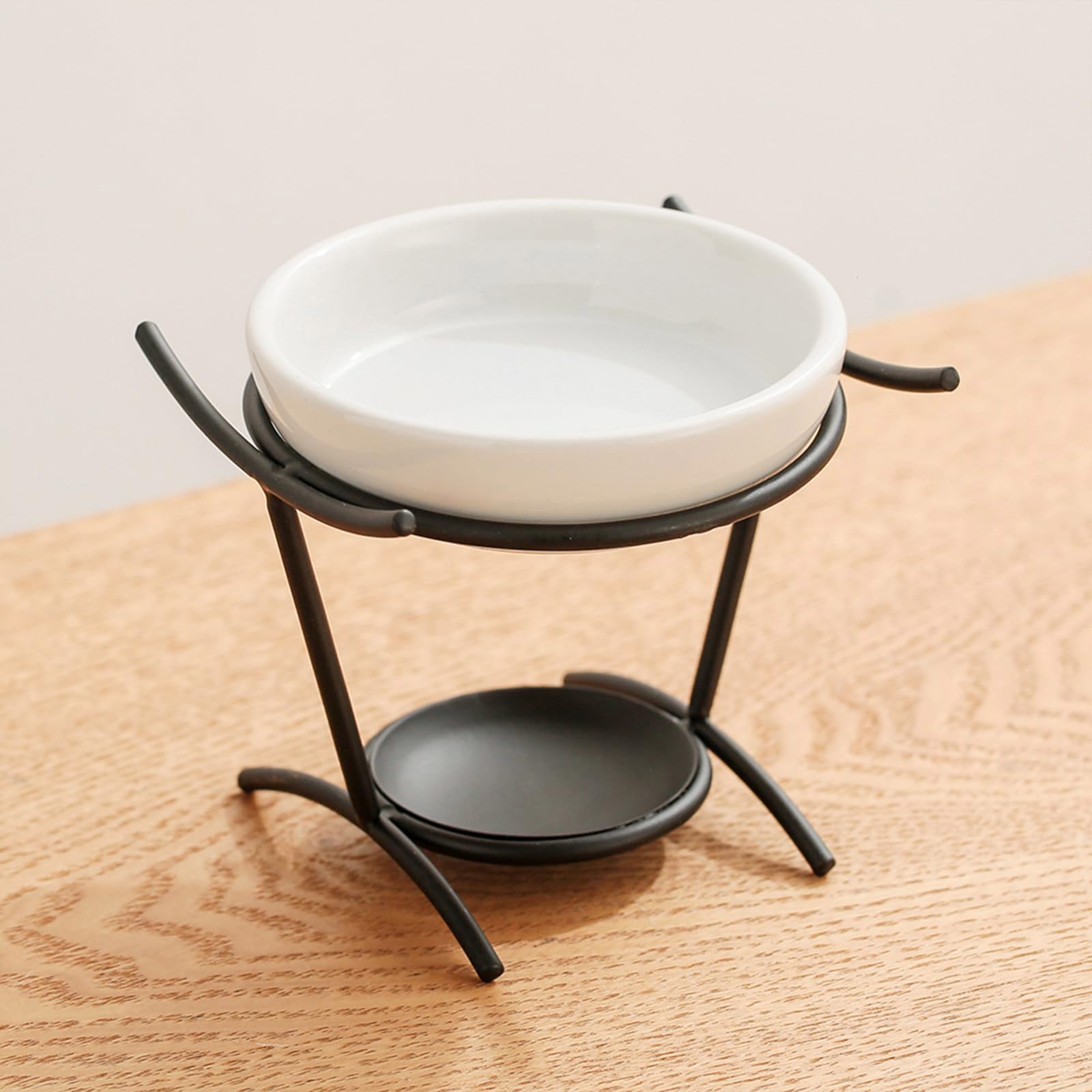 Aromatherapie-Brenner, Diffusorhalter for Aromatherapien und Entspannung im modernen Wohnraum. Aromatherapie-Wachswärmer(Black)
