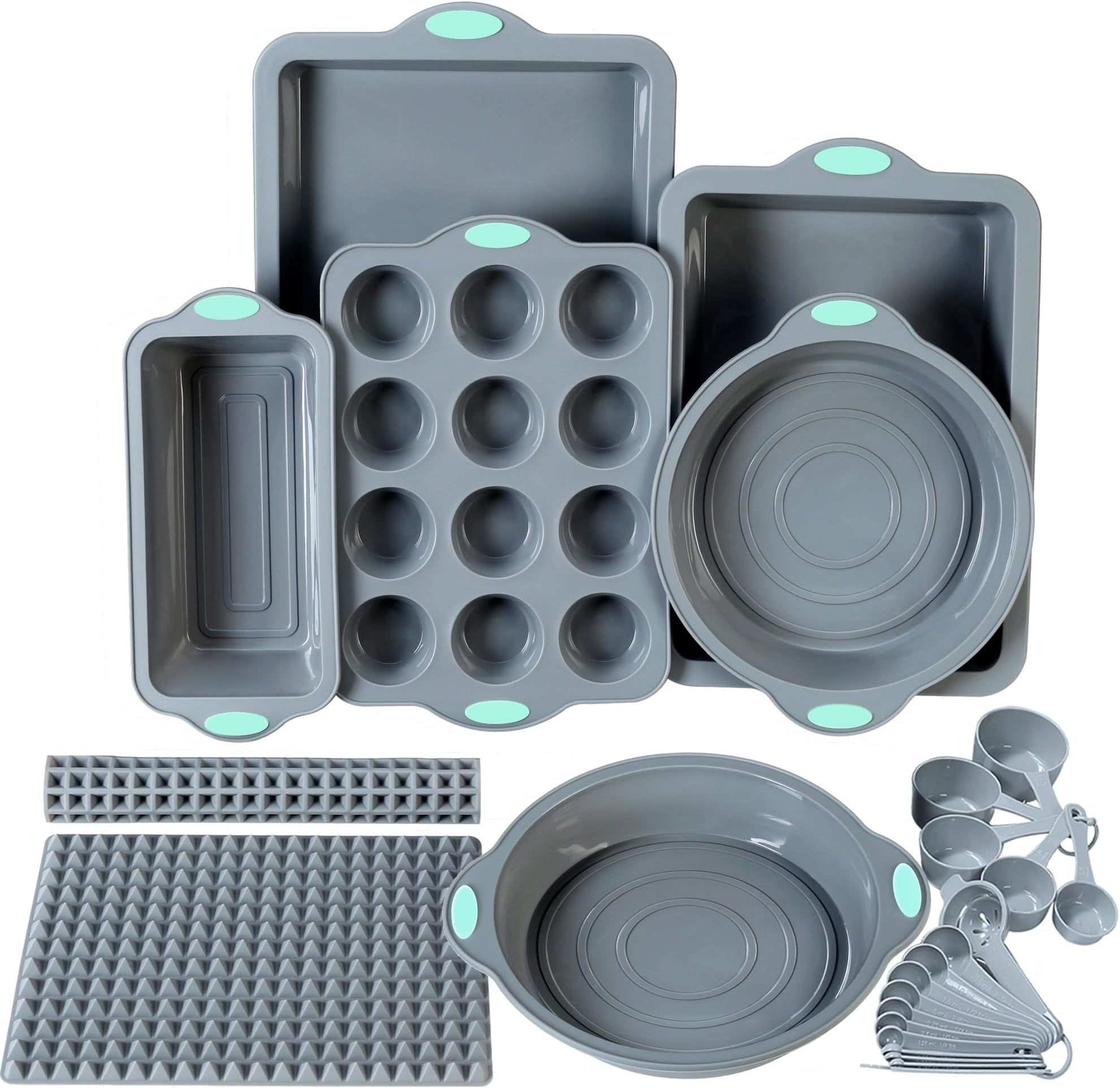 8 Pieces Silicone Baking Set