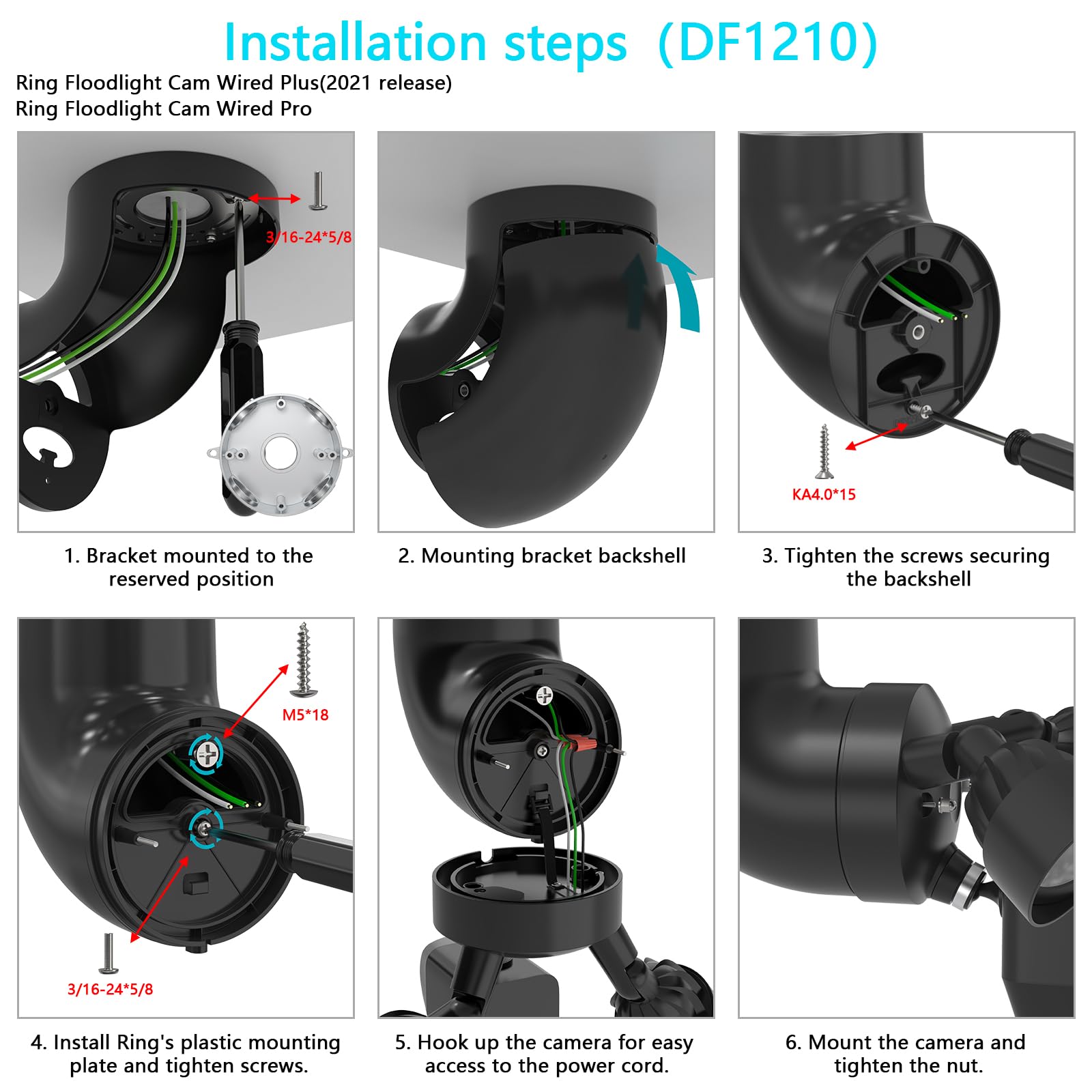 Eave Mount for Ring Floodlight Cam Wired Plus & Floodlight Cam Wired Pro - Image 4