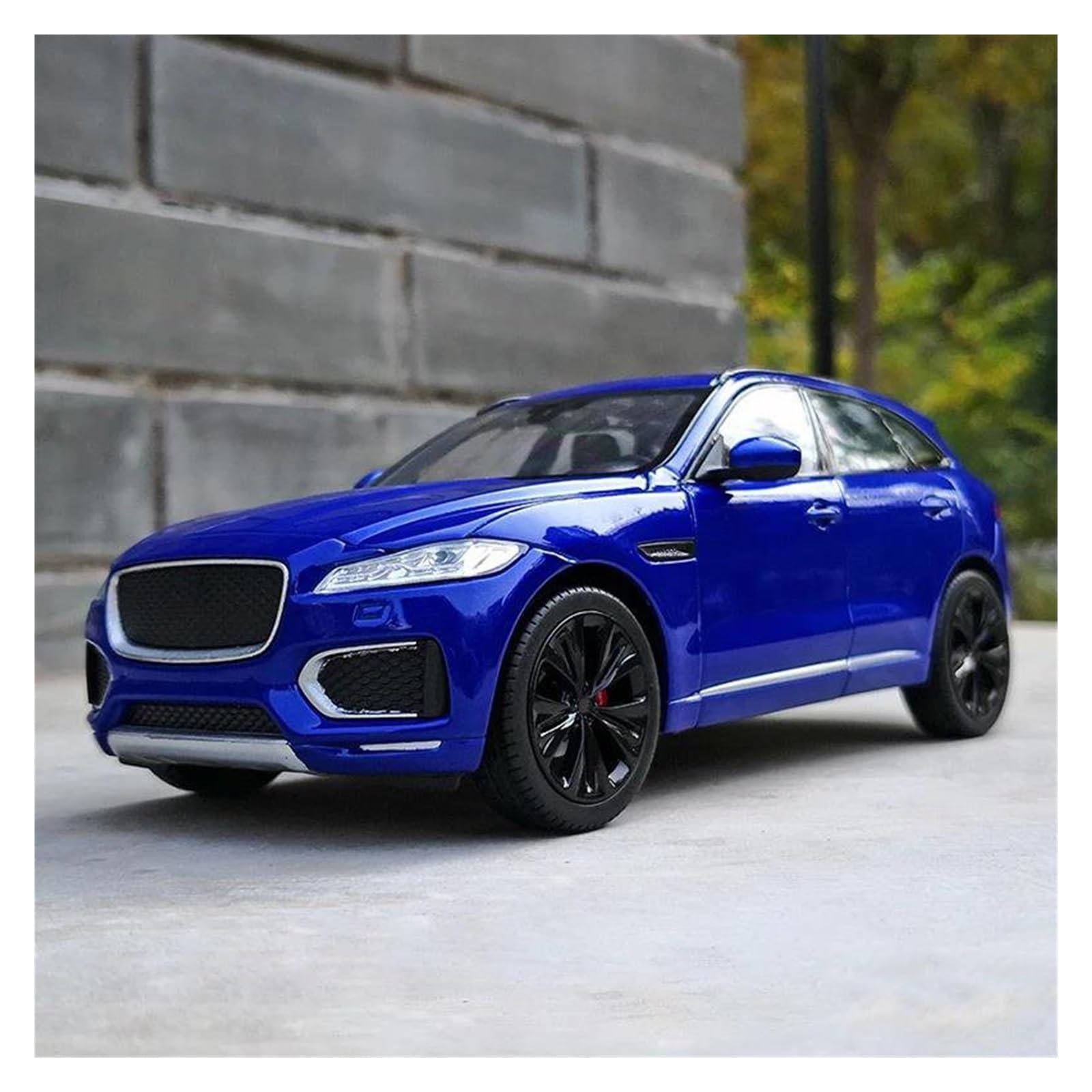 Audsni Blue Die-Cast Diecast Car Model For Jaguar For F-Pace Suv Diecast Model Car