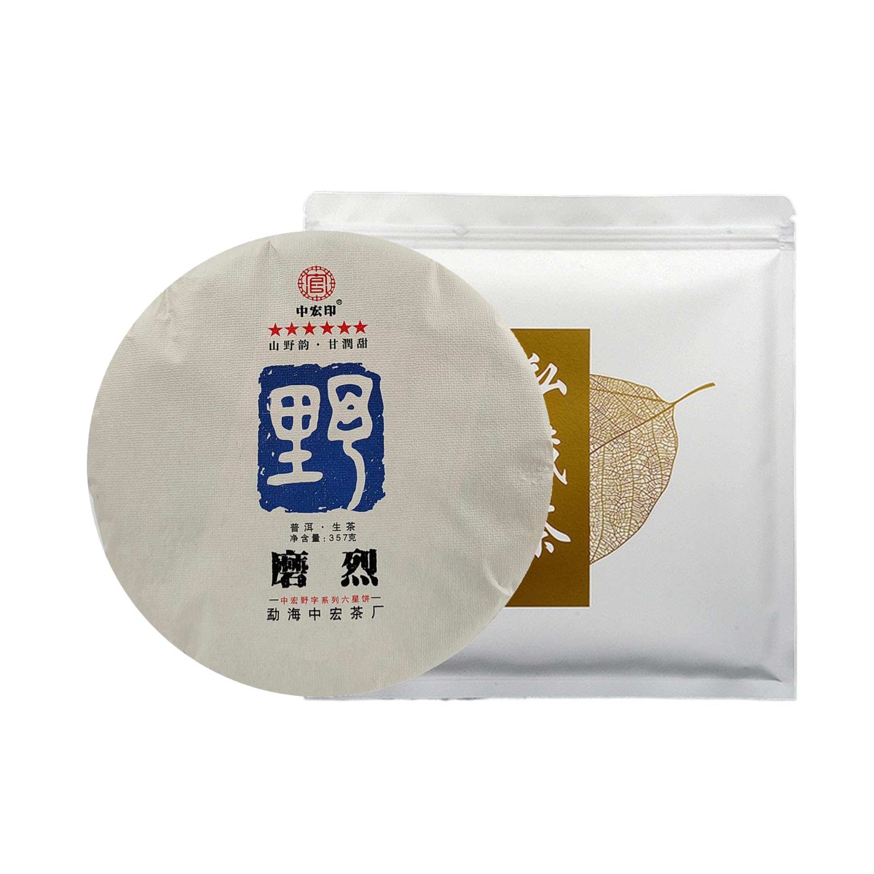 Puerh Rohtee-Kuchen, Yunnan Alter Baumtee 357g Lincang Mengku Schatz Des Pu'er Tees