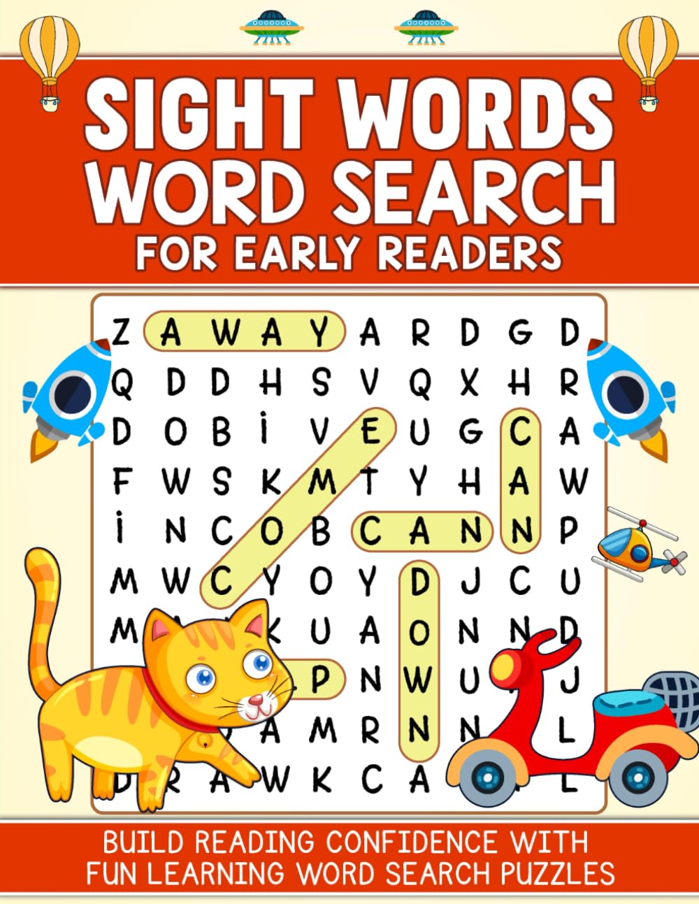 Sight Words Word Search for Early Readers: Fun Learning Word Search Puzzles