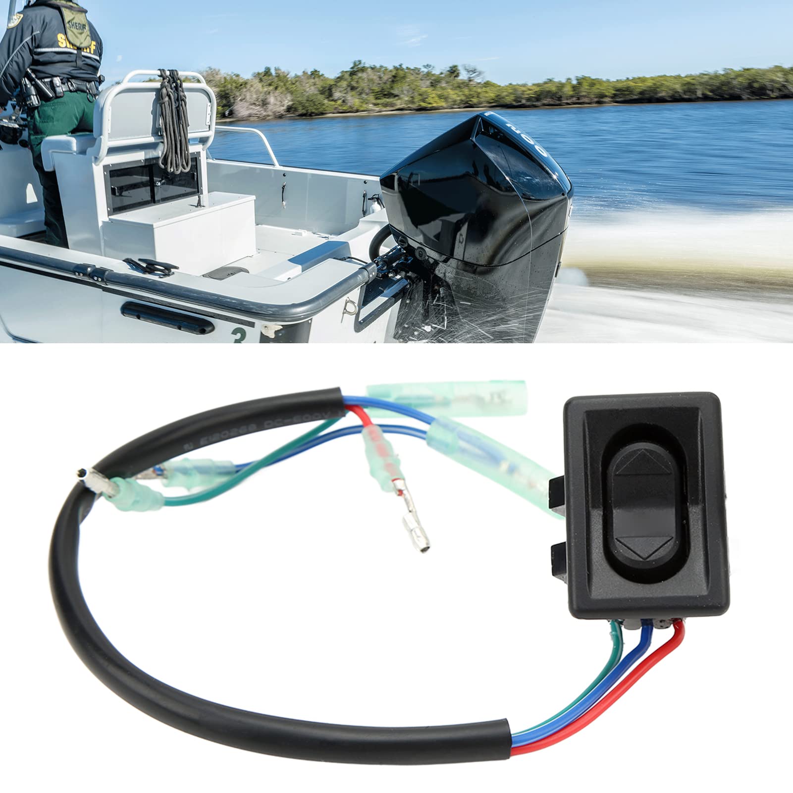 Yctze Trim Tilt Switch 896620 87 8M0042301 18286A13 18286A25 Power Trim Switch Asamblea para Mariner Tracker 30‑300 HP Force 40‑120 HP