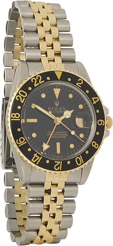 Pre-loved Black Two-Tone Stainless Steel GMT-Master 40MM, Black