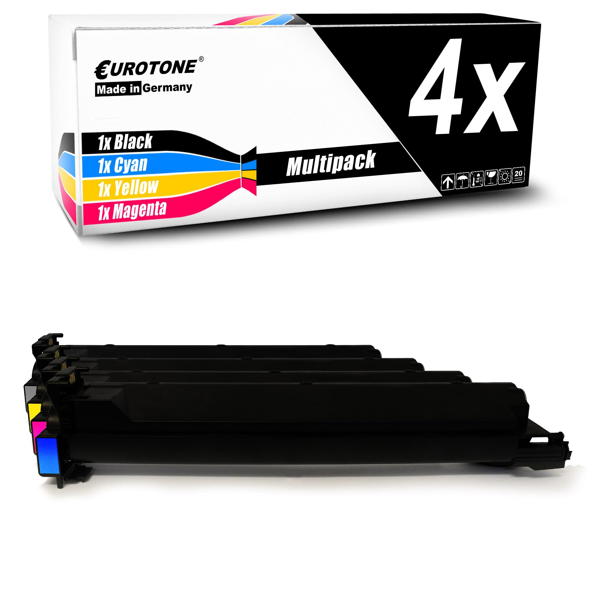Eurotone Toner 4X toner kompatybilny jako zamiennik do Konica Minolta Bizhub C200 zastępuje TN-214 TN214 zestaw