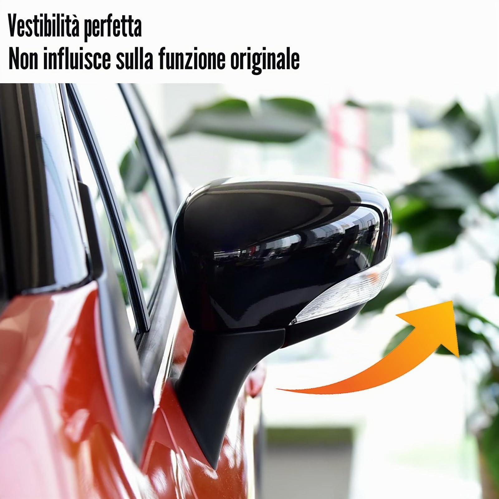 TTCR-II 2 PCS Calotte Specchietti Compatibile con Renault Clio mk4 Copri Specchietti 2012-2016 Calotta Specchietto per Captur prima generazione J87 2013-2019/ Zoe 2012-2024 Tappi Specchietti (Nero)