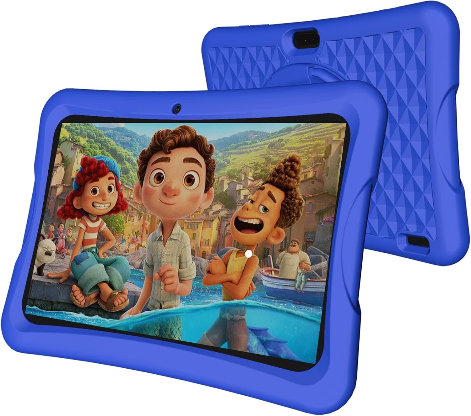 JREN Kids Tablet|10 Inch Tablet for Kids Android 13|Octa-core|64GB| 8000mAh|WiFi |Bluetooth|Dual Camera|Parental Control|Google Kids Space|Toddler Children Tablet Gift|Blue Protective Case JREN Kids Tablet|10 Inch Tablet for Kids Android 13|Octa-core|64GB| 8000mAh|WiFi |Bluetooth|Dual Camera|Parental Control|Google Kids Space|Toddler Children Tablet Gift|Blue Protective Case