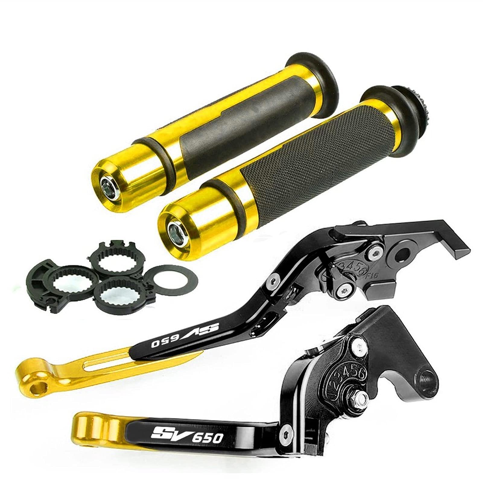 Leva Della Frizione Del Freno Moto Regolabile Pieghevole Freno Leve Frizione Manopole Manubrio Per SUZUKI SV650 S SV 650 1999-2012 2000 2011 (Colore : I)