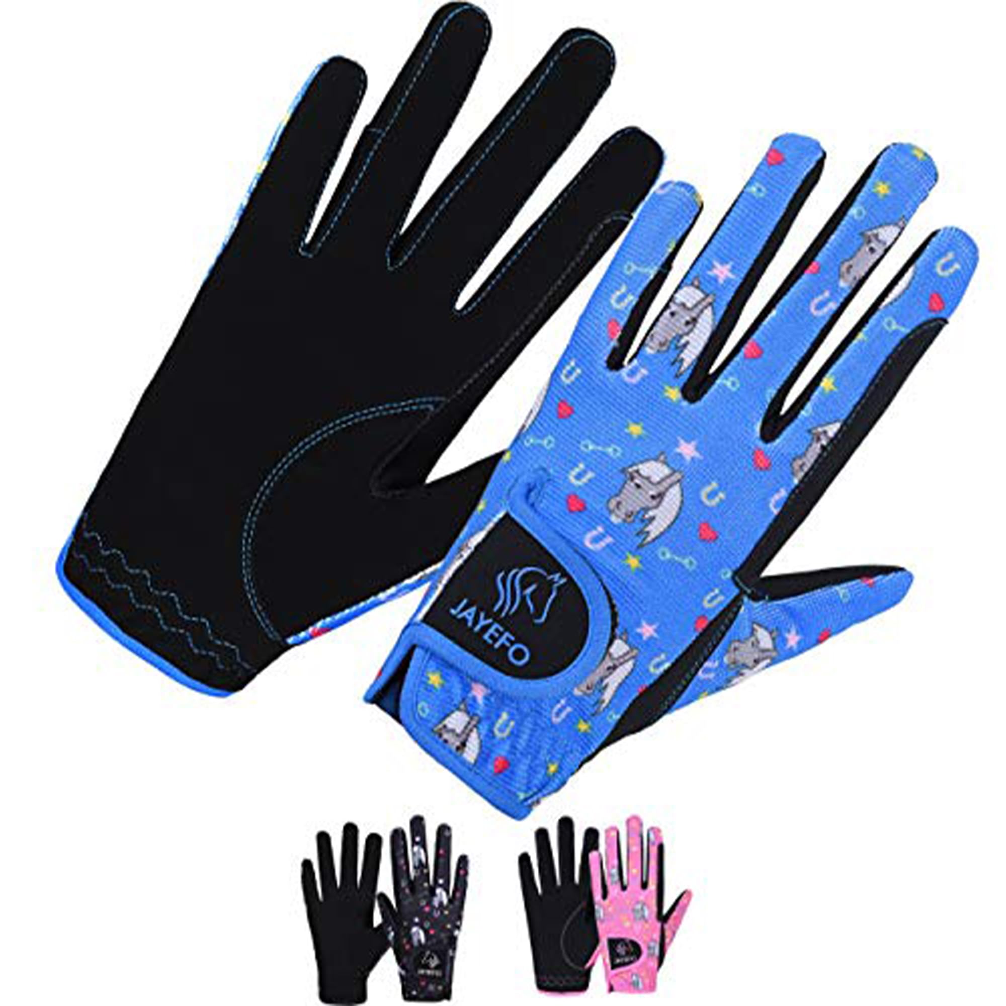 Jayefo Gants d'équitation pour Enfant