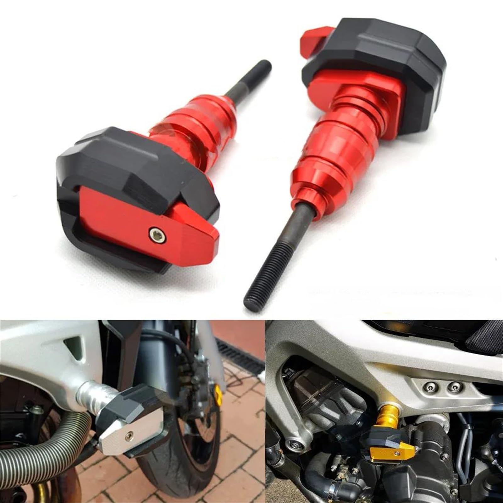 Protezione Anticaduta Per Telaio Scorrevole Per Moto, Protezione Antiurto Per H&onda, Per CBR 300R 300 125 250R GROM, Per CB 300F 400 Anticaduta Protezione(BLU,X-1)