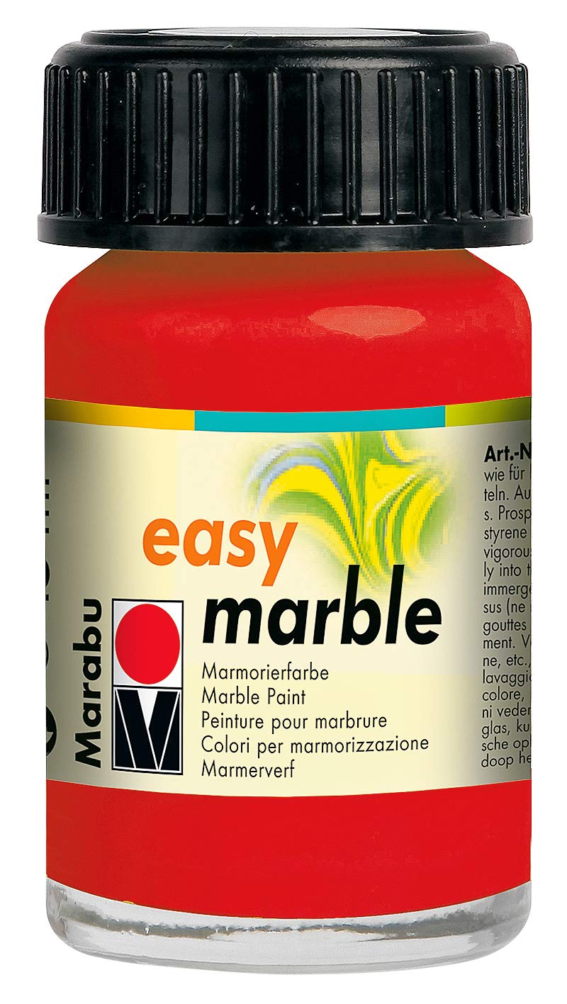 Marabu Easy Marble Paint 15ml - 031 Cherry Red