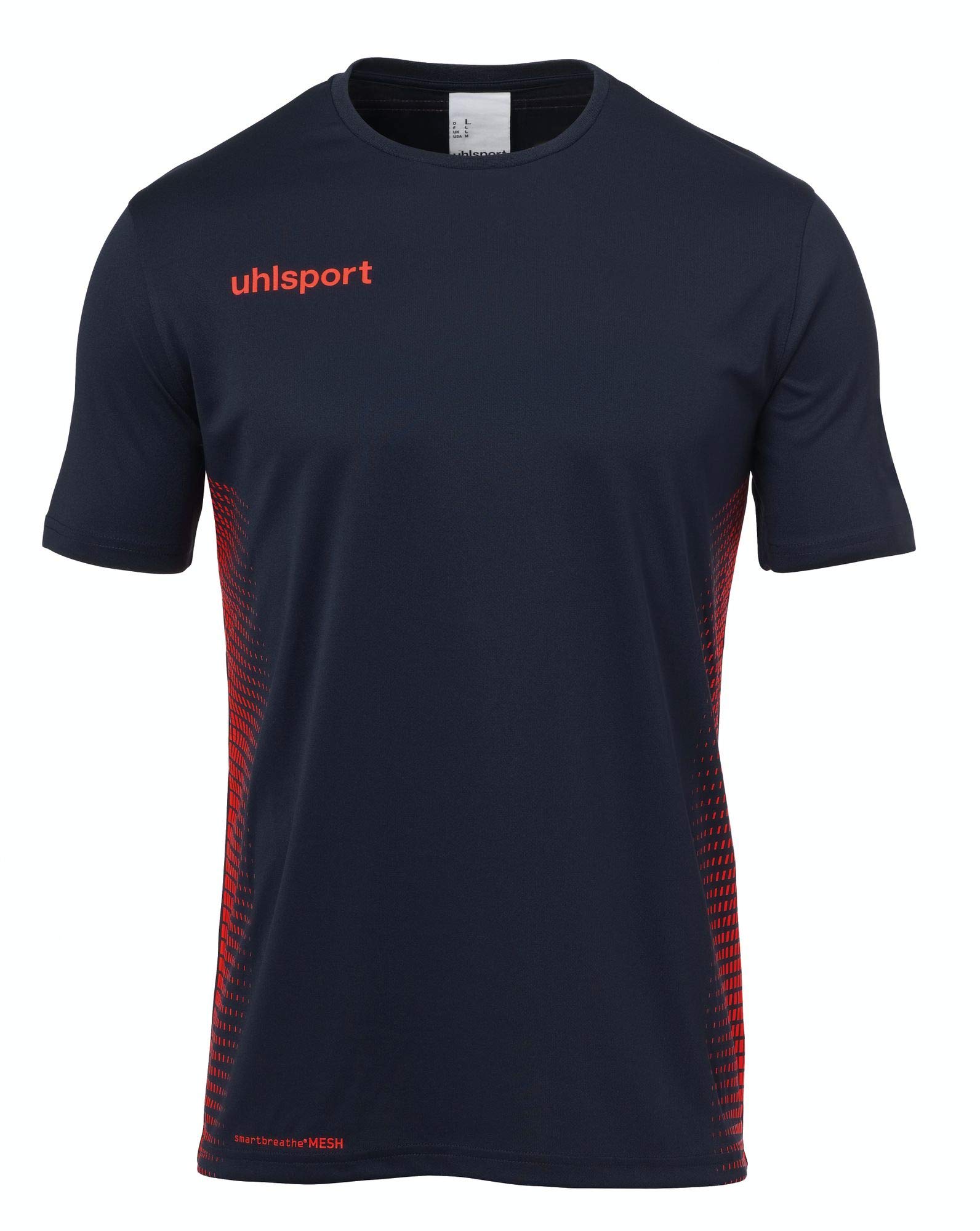 Uhlsport Uhlsh Men Score Kit Men's Jersey&Shorts Set - Marine/Fluo Red, XX-Large