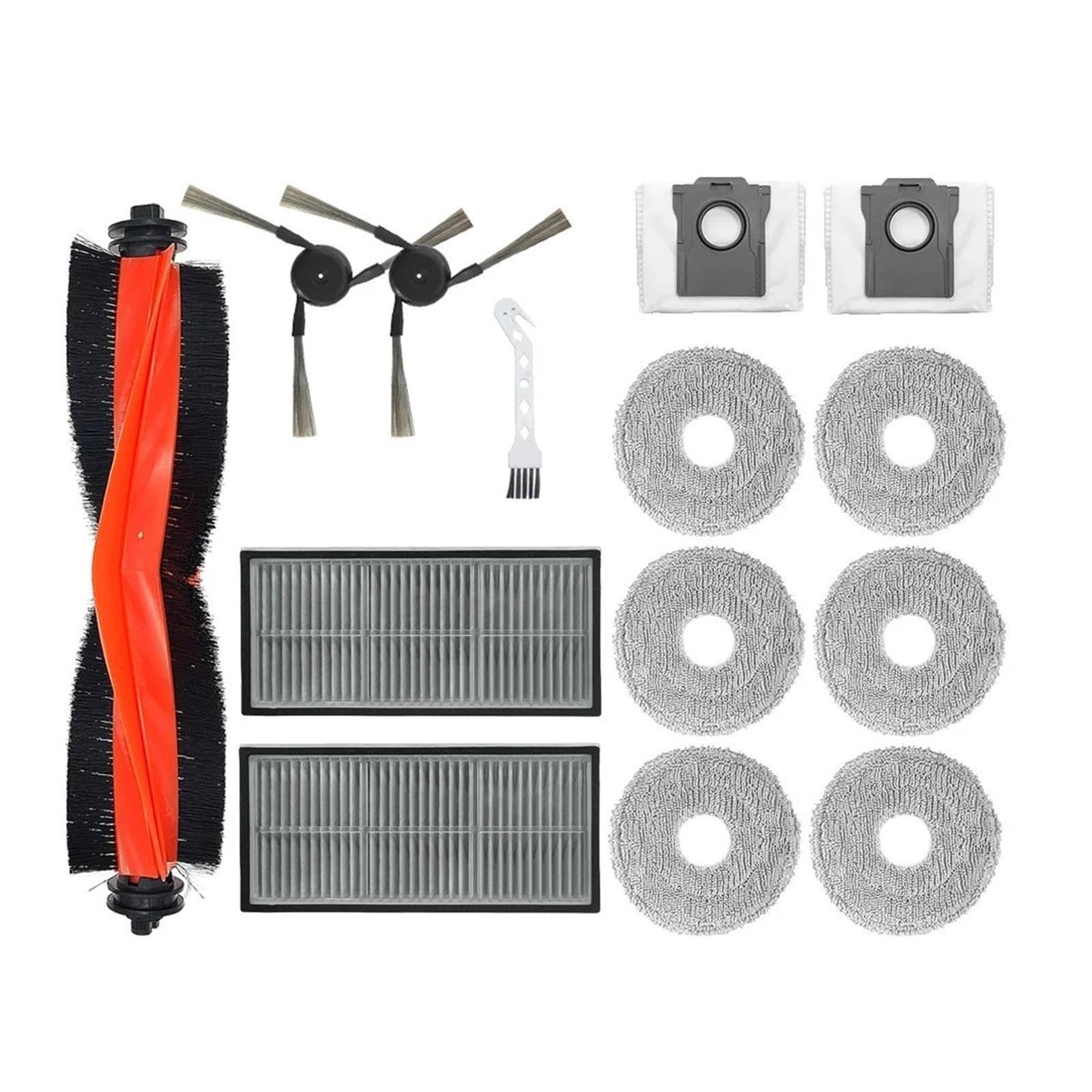 Compatible With L10s Ultra Gen3 RLL53SE Main Side Brush Filter Dust Bag Mop Cloth Set(QHui)