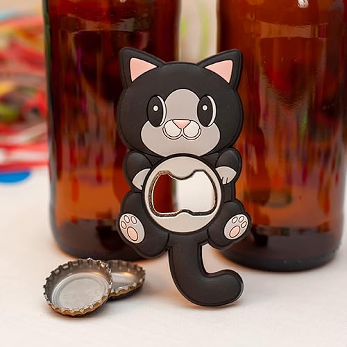 Miniatura 7 de TMD Retail Lindo abrebotellas de gato, bonito abrebotellas, accesorios de barra divertidos, abridor de botellas profesional, suministros de cocina