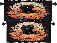 Vista 115 de Shrahala Cenefas de cocina de madera marrón con tablones vintage, panel de media ventana, tratamiento de ventana multicapa de poliéster opaco