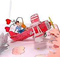 Vista 1 de CUTPOPUP - Tarjetas troqueladas en 3D para el Día de San Valentín, tarjetas románticas, tarjeta de aniversario de boda o de cumpleaños, tarjetas