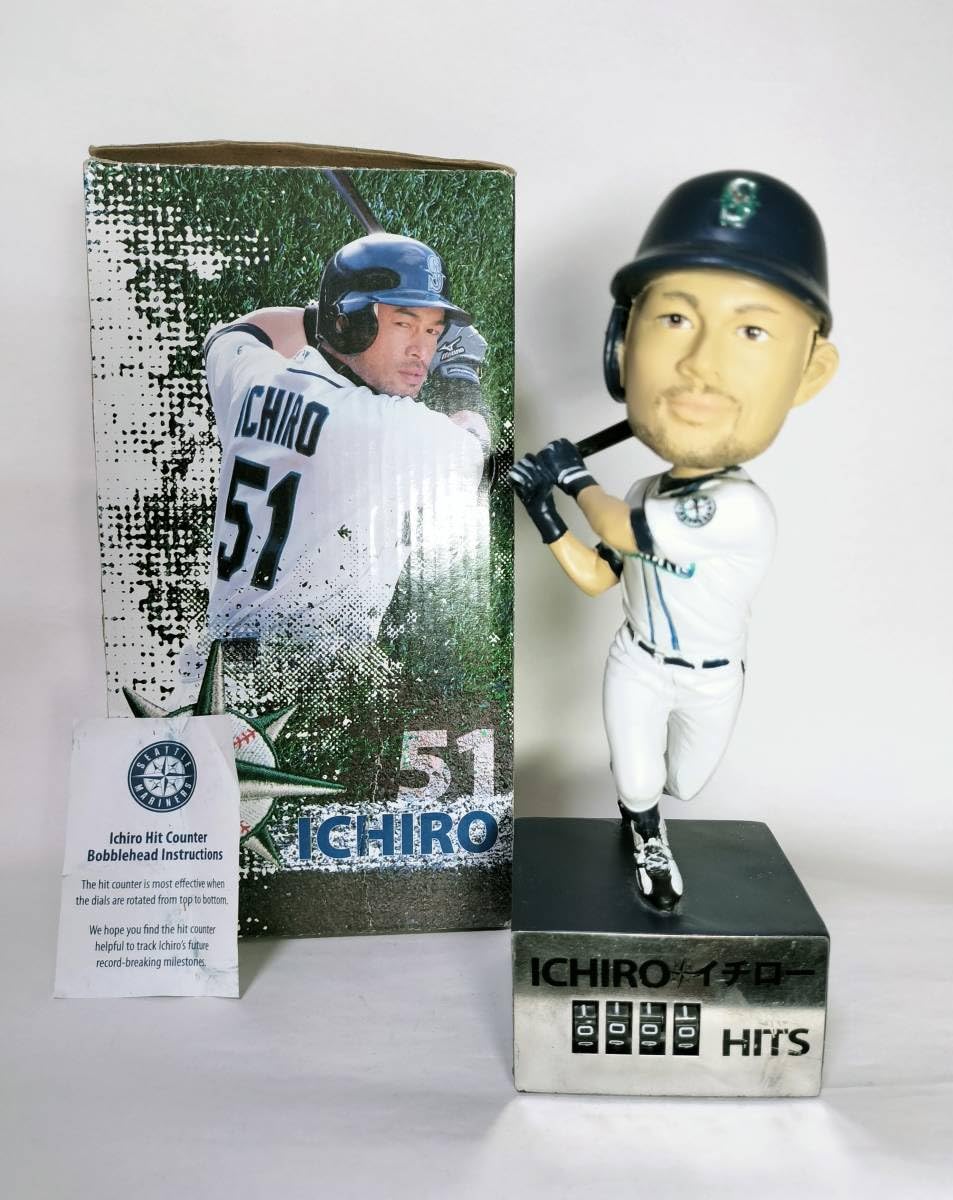 100体限定 シアトル・マリナーズ イチロー ボブルヘッド バブルヘッド 