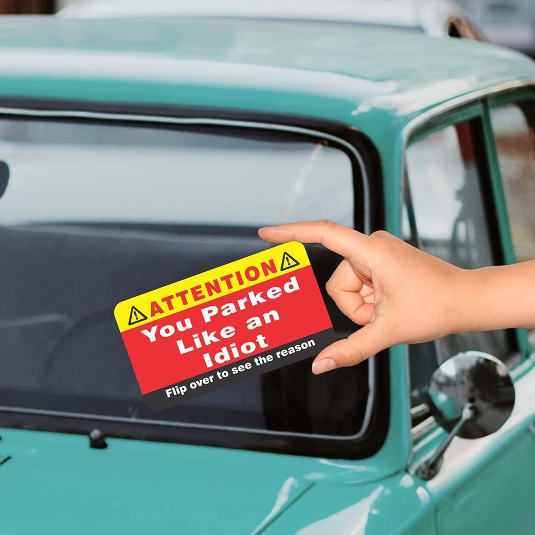 50 Cartes Humour "Vous Vous Êtes Garé Comme Un Idiot" - Autocollants Mauvais Stationnement