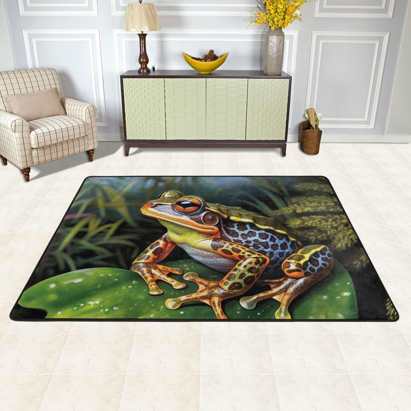 Tapis de sol absorbant pour sol glissant grand tapis d'intérieur lavable