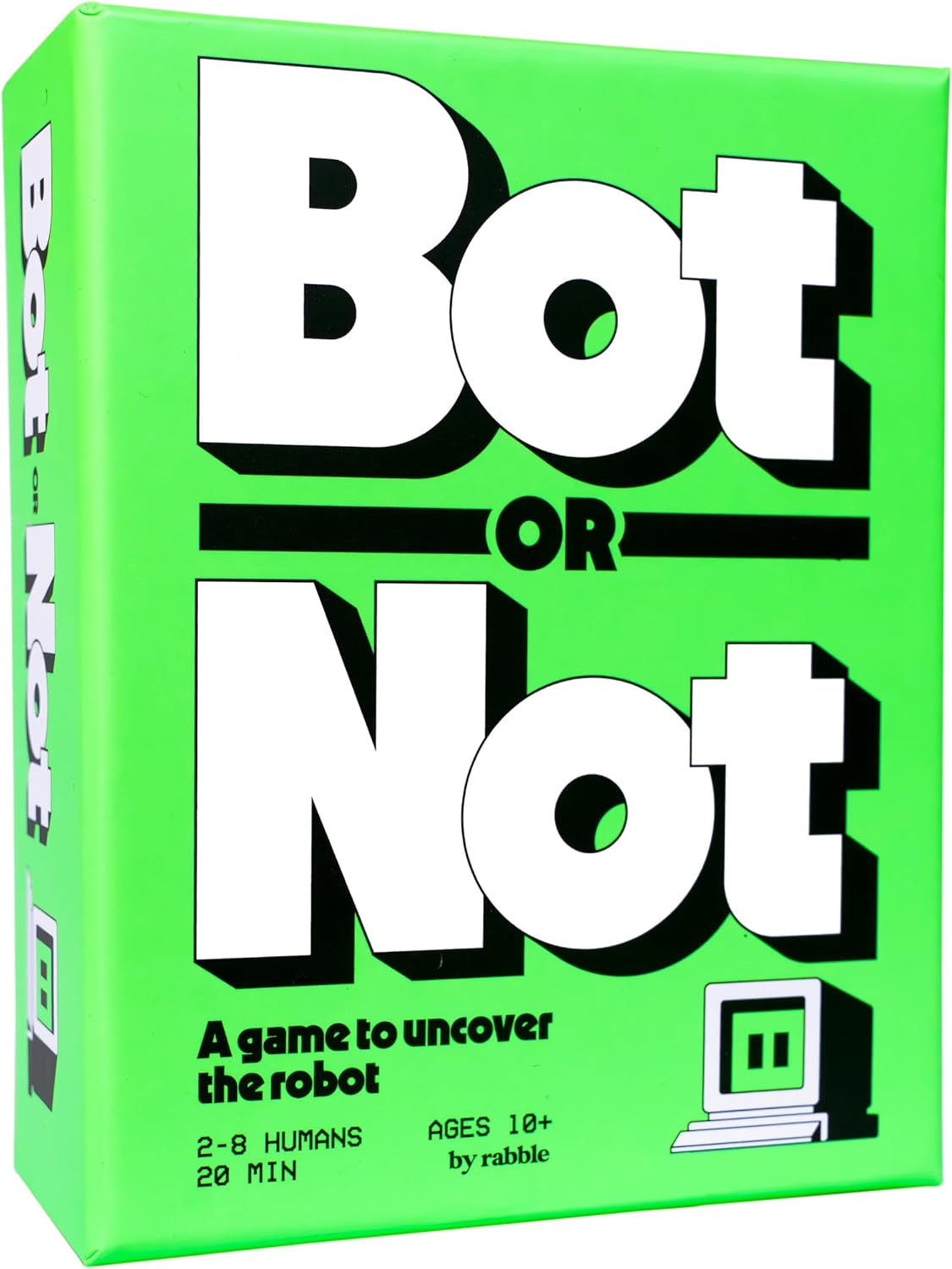 Rabble Bot or Not – A Game to Uncover The Robot | 2-8 Players, Party Games, Family, Teens, Adults, 2 Player Games, Board Games, Card Games