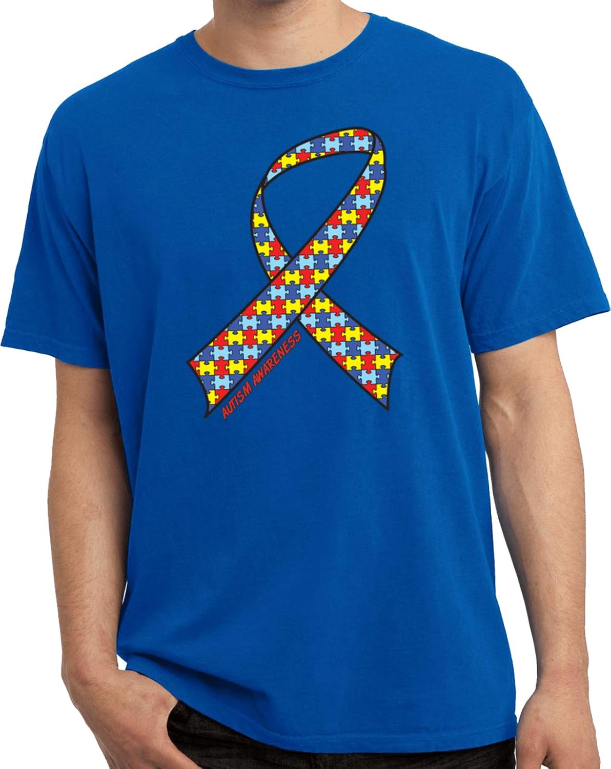Buy Cool Shirts Autism Ribbon Pigment Dyed Shirt