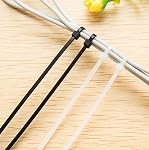 100pcs Cable Zip Ties Heavy Duty 10 Inch, Premium Plastic Wire Ties, Self-Locking Black Nylon Zip Ties for Indoor and Outdoor