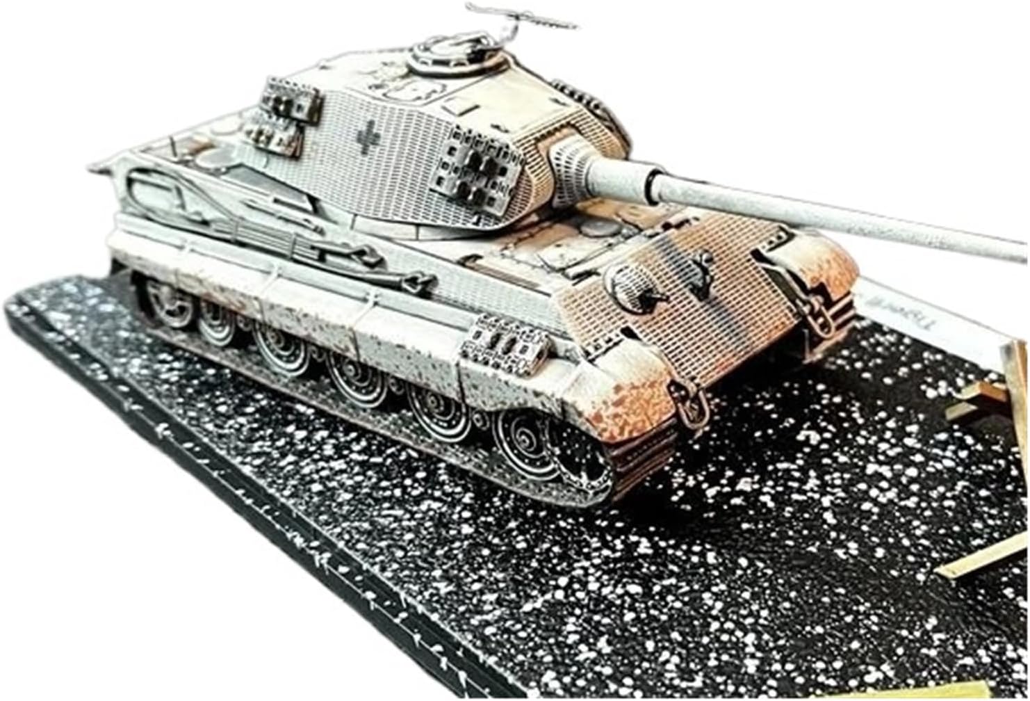 Realistic Tank 1:72 Scale for German Tiger Military Armored Tank Model Kit Static Die Casting Collectible Ornaments Static Tank Model