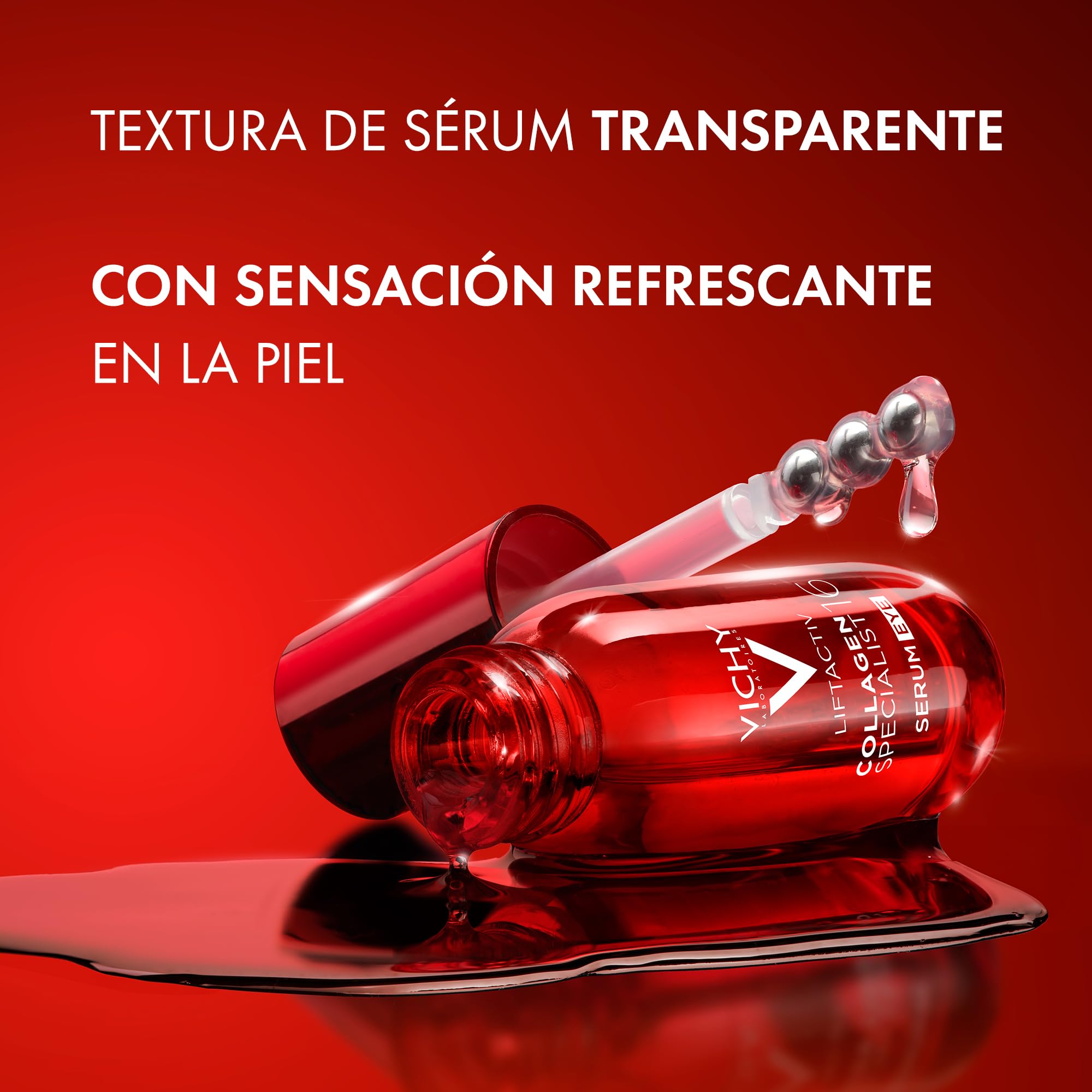 Vichy, Liftactiv Collagen 16, Sérum para el contorno de ojos, 15 ml | Primer sérum para el contorno de ojos con Tecnología Co-Bonding; rejuvenece la mirada en tan solo 2 semanas.