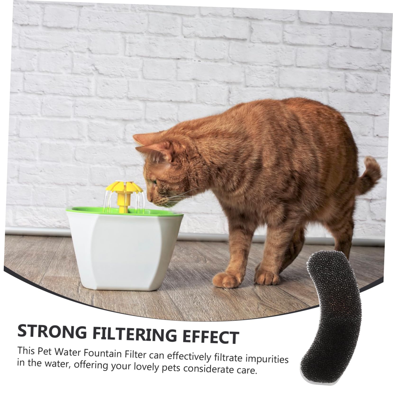 DOITOOL 30piezas Filtros para Bebedero De Mascotas Gomas De Filtración para Fuente De Agua De Perros y Gatos Filtración Eficaz y Prevención De Obstrucciones Material