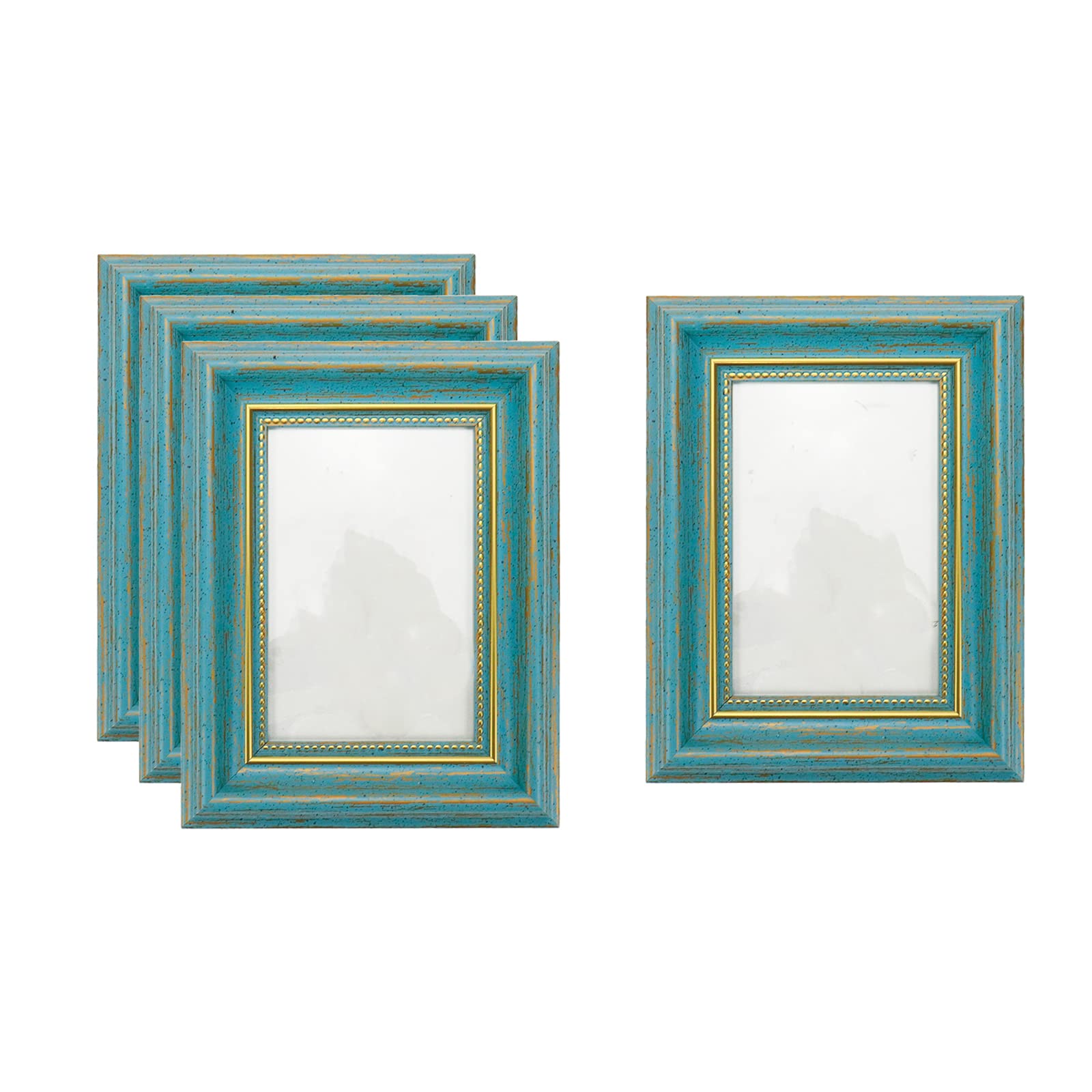 Cadre photo vintage 8,9 x 12,7 cm : lot de 4 parfait pour offrir des souvenirs de famille