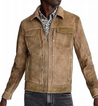 Travis Leather Trucker Jacket 