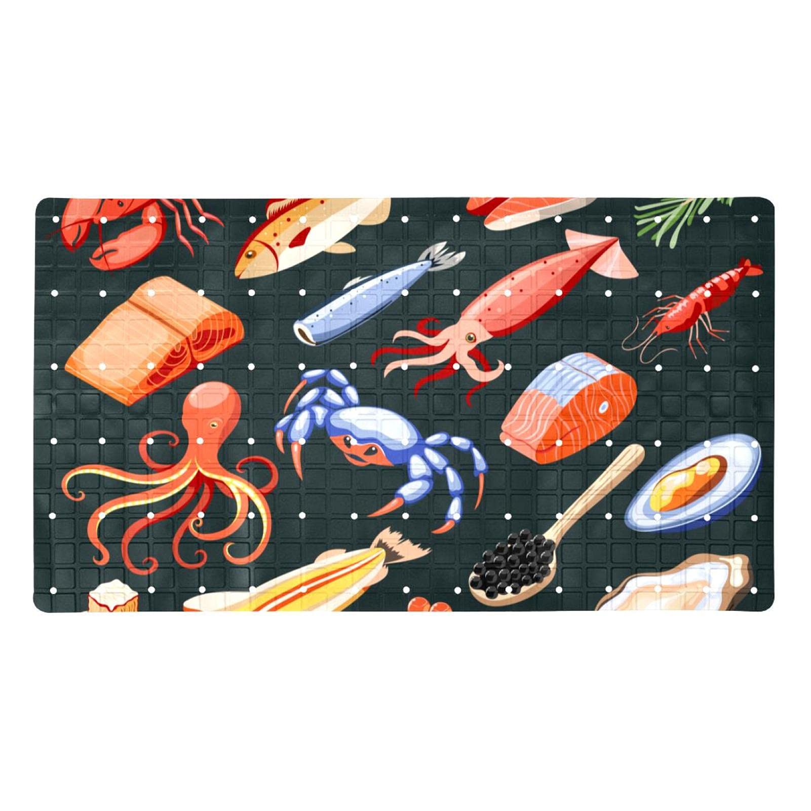 Tapis de bain antidérapant pour baignoire bébé et sénior