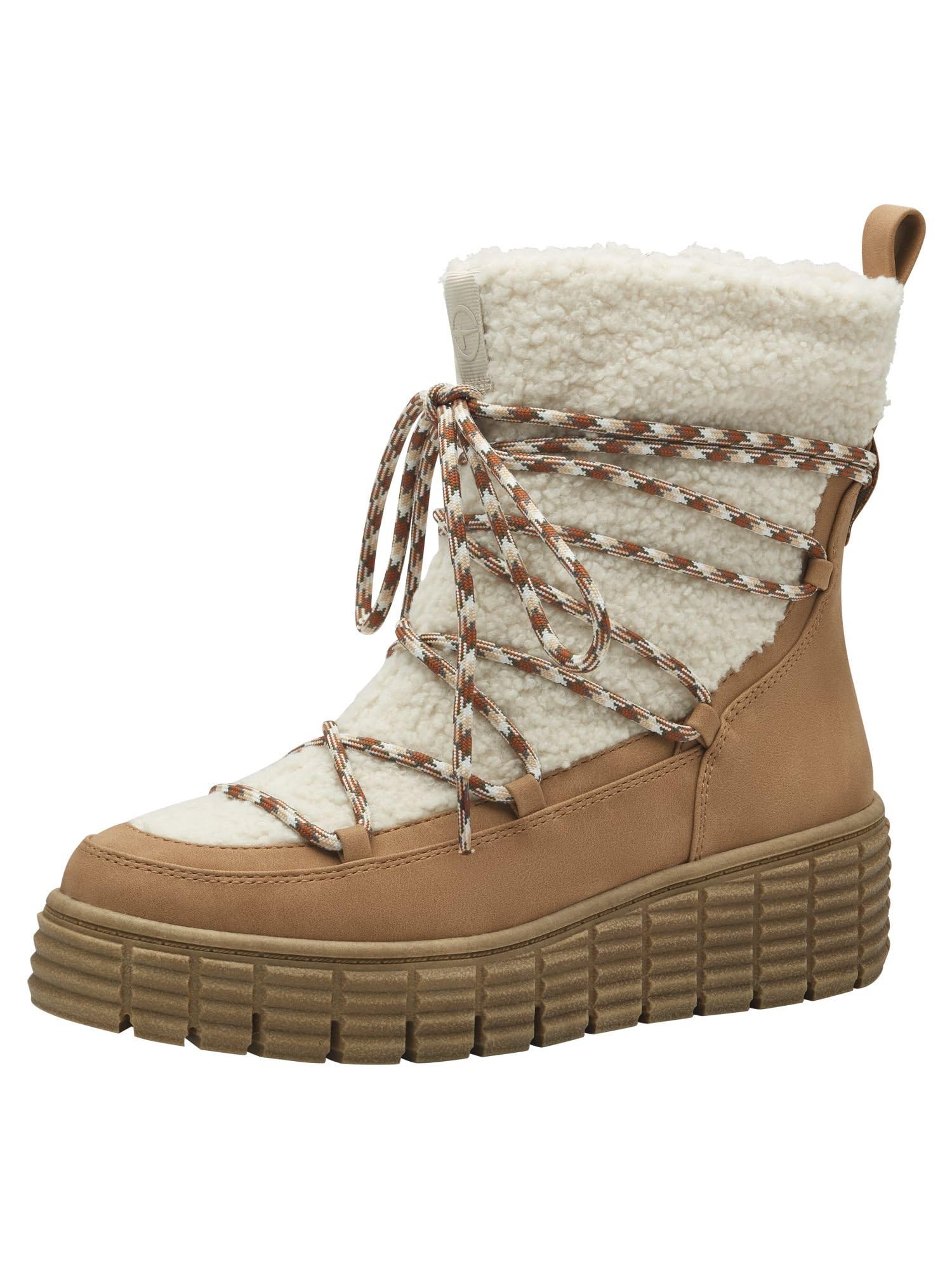 Tamaris Women's 1-26479-43 Fashion Boots, Camel Comb, 6.5 UK