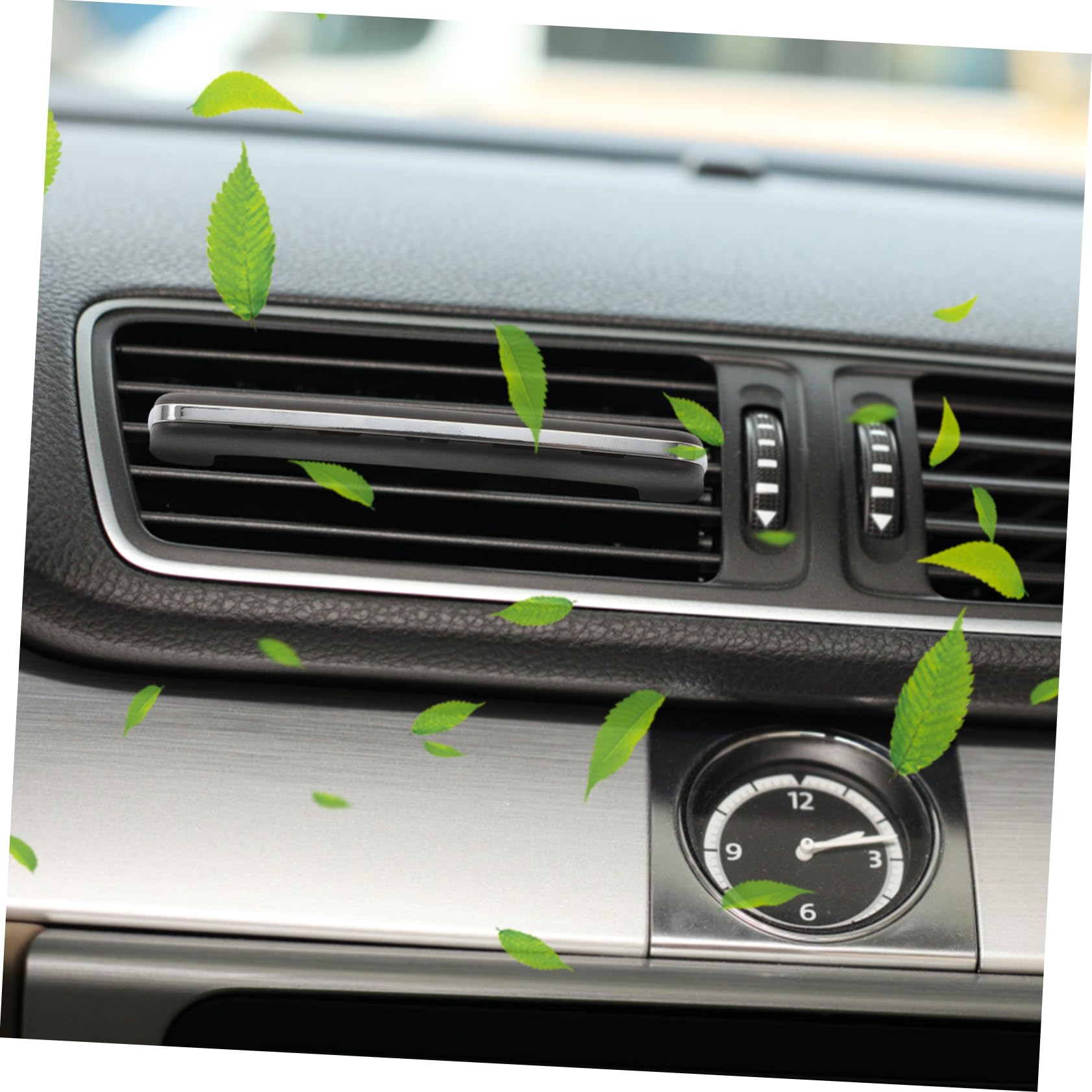Cabilock Profumatore per Auto Piastra Magnetica in Ceramica e Lega di Alluminio, Design Unico e Delicato, per Interni Auto, Diffusore di Profumo Elegante e Rimovibile