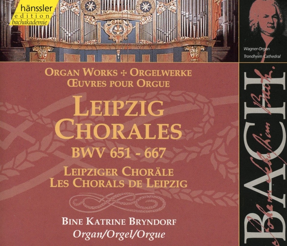Bach: Organ works - Leipzig Chorales, BWV 651-667 (Edition Bachakademie Vol 97) /Bryndorf