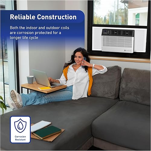 Miniatura 7 de Friedrich CCW15B10B Chill Premier - Unidad de aire acondicionado inteligente para pared y ventana, control móvil WiFi, blanco, capacidad de