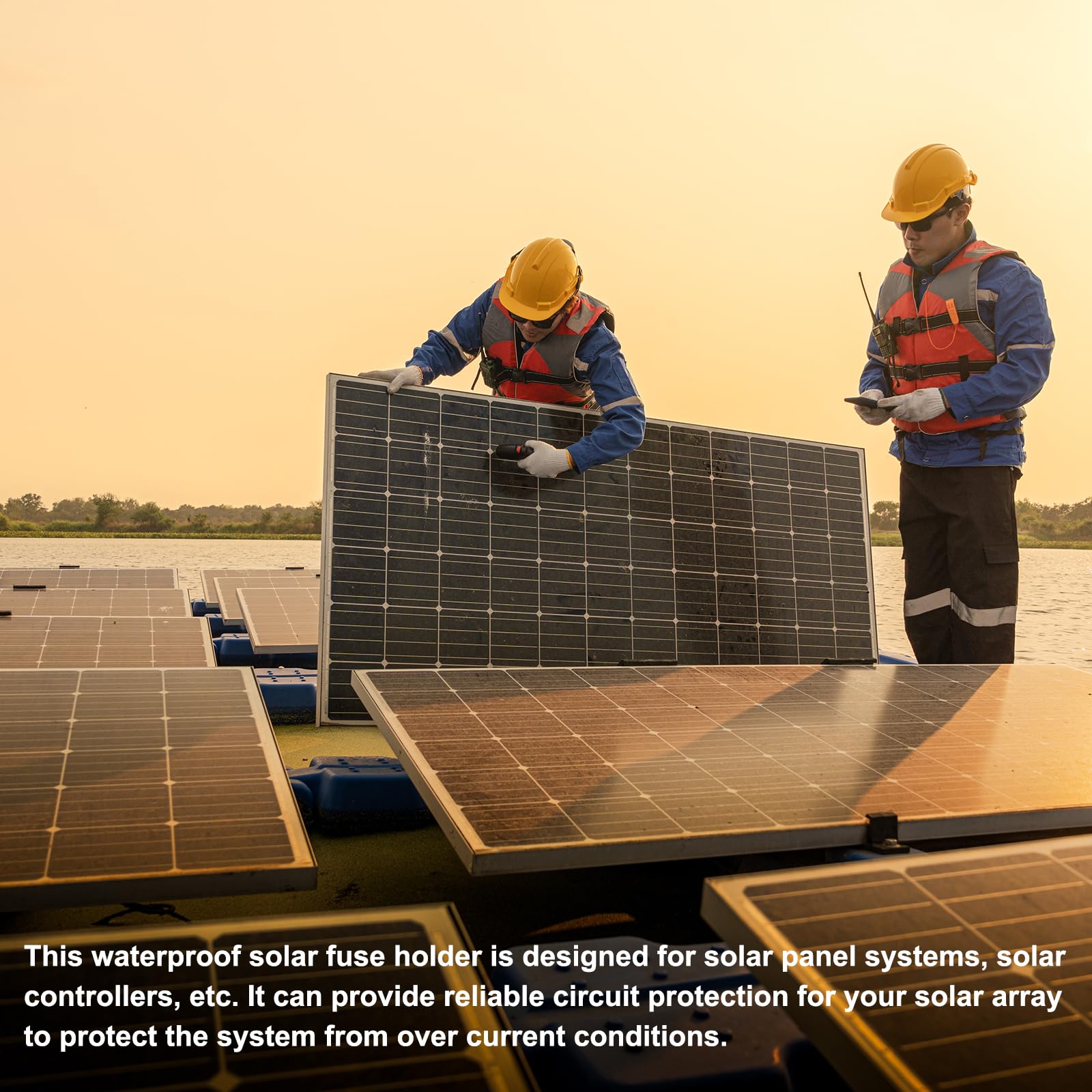 QUARKZMAN 2 Stk Solar Sicherungshalter 25A 1000V Wasserdichte PV Inline Sicherungshalter Mit Sicherung Solar Inline Sicherungshalter Photovoltaik Steckverbinder Für Solarpanel System