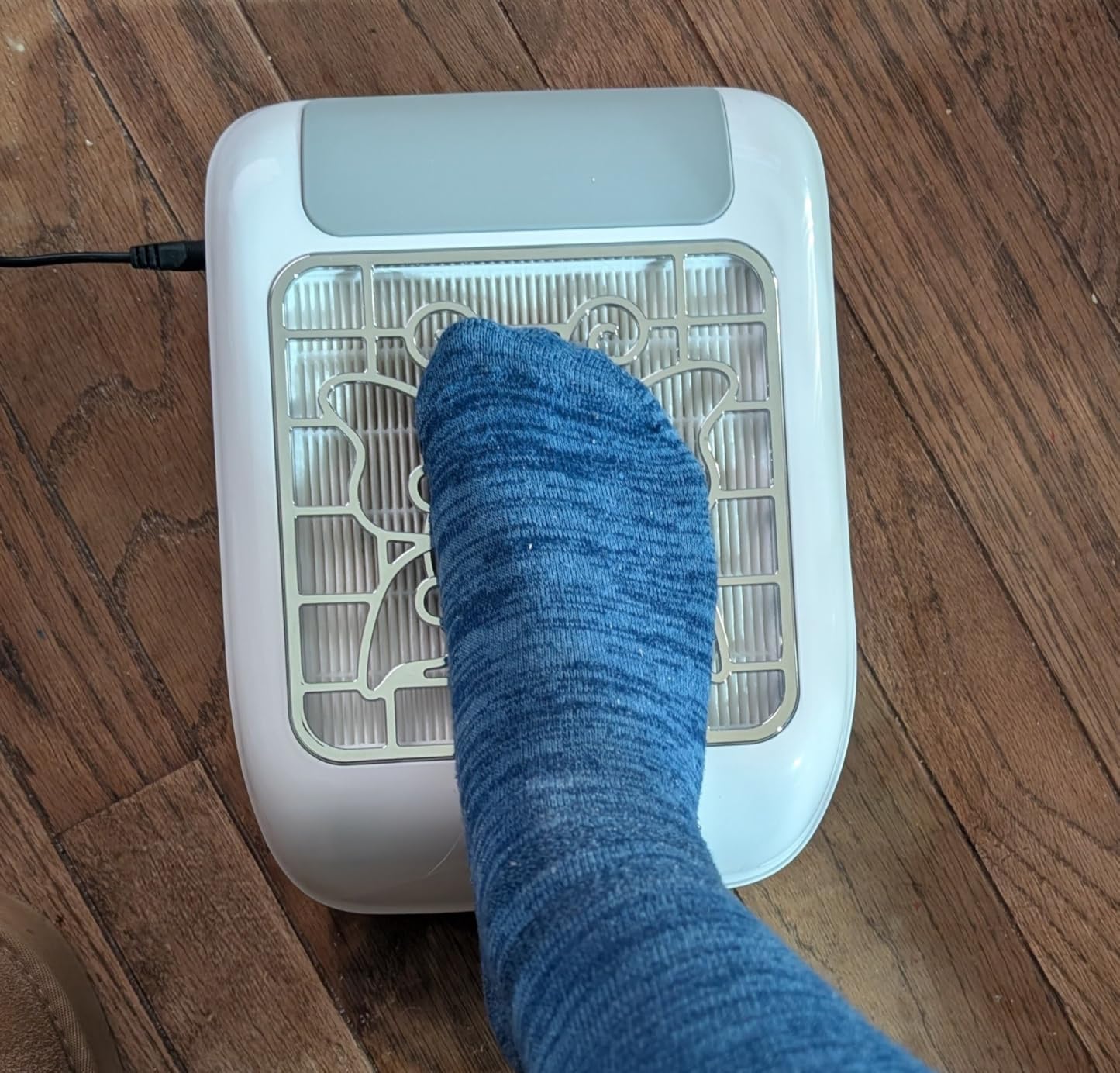 Kabeyoe Dust Collector Nail Tech, 30-Speed Adjustable with LED Display, Powerful Nail Dust Collector Quiet for Acrylic Nails, 2 Reusable Filters, Low Noise Nail Fan Dust Collector for Salon & Home Use