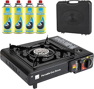 Taylor & Brown Black Portable Camping Stove