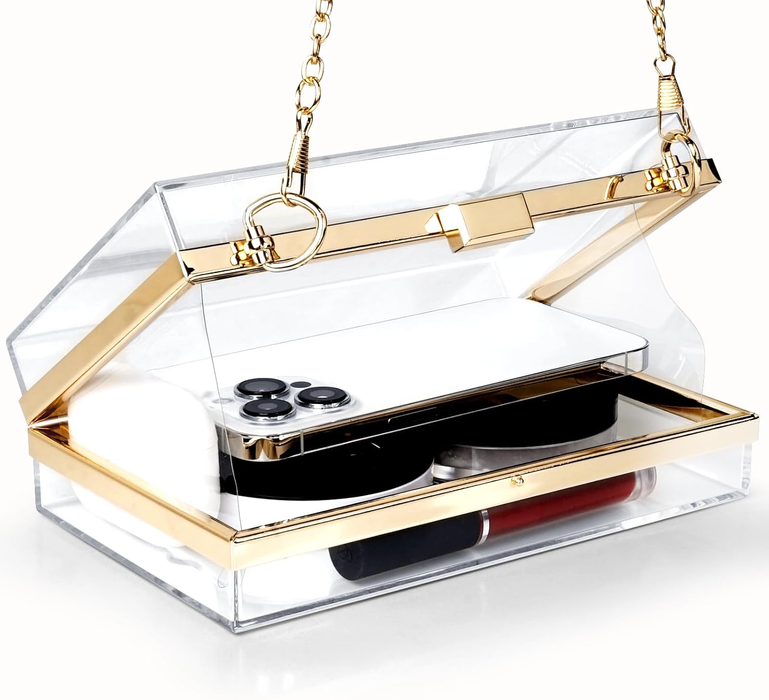 Women Purse Acrylic Clutch Bag, Evening Acrylic Clutch Bag, Crossbody Evening Bag, Shoulder Handbag