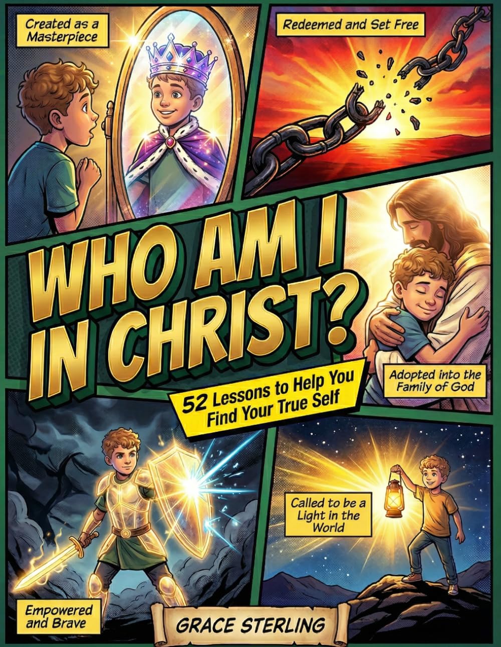 Who Am I in Christ?: 52 Truths About Your Identity in God’s Kingdom: A Weekly Devotional and Workbook for Kids