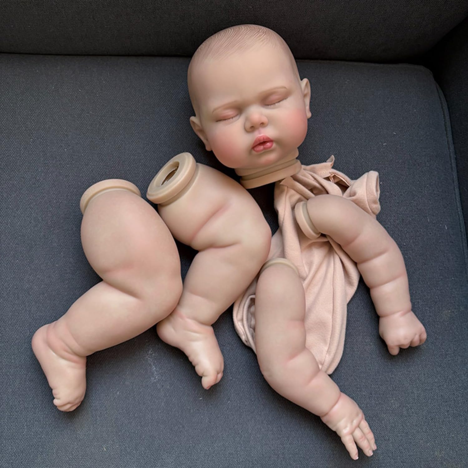 24 pollici già dipinto Reborn Pickle Doll Kit fai da te